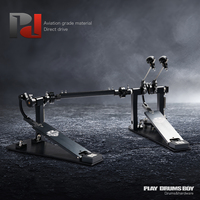 Accessoires de grosse caisse en alliage d'aluminium à double pédale à entraînement direct PD de haute qualité pour instruments de musique