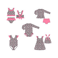 Trajes de Baño Personalizados para Niños 2023, Ropa de Playa para Niños, Traje de Baño de Boutique para Niños, Bikini para Niñas, Traje de Baño de Dos Piezas OEM