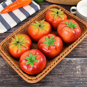 Tomates Artificiales <span class=keywords><strong>de</strong></span> Espuma Realistas para Decoración <span class=keywords><strong>de</strong></span> Cocina y Hogar, Artículos para Fiestas, Accesorios para Fotos - Product Image 1