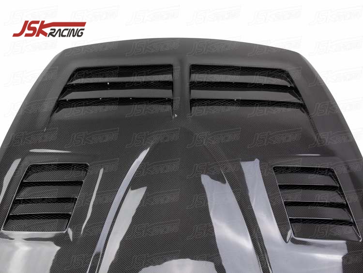 JSK-2 スタイル カーボンファイバー製ボンネット マツダ RX8用