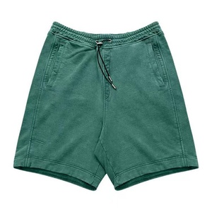 OEM Service Wholesale Men's Hot Shorts Casual Mid Waist Knitted Weaving with Drawstring Closure Summer Casual Shorts - Product Image 1