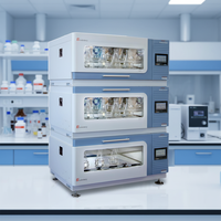 Incubadora de Laboratorio Apilable para Cultivo de Bacterias, Equipo de Laboratorio para Microbiología, Agitador, Nuevo Precio