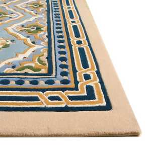 Tapis de sol en laine fait main élégant, qualité supérieure, tufté à la main, lavable, écologique et antidérapant - Product Image 4