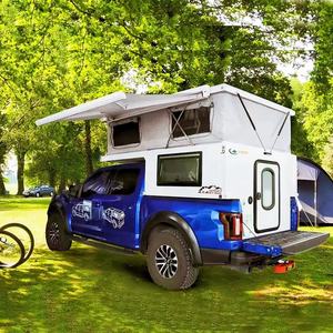 Nouveau type de caravane coulissante EcoCampor pour camion avec tente imperméable 4x4 à vendre - Product Image 1