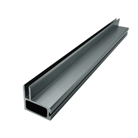 Profilés en alliage d'aluminium pour portes et fenêtres, profilés co-extrudés bicolores souples et rigides, profilés d'extrusion de tubes carrés