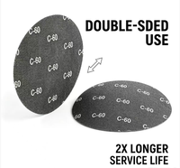 Disque de ponçage en carbure de silicium OEM 17 pouces, grain 40-400, 430 mm, disques abrasifs en maille pour polisseuse de sol