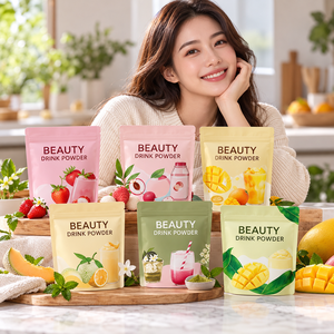 Mélange de poudre pour boisson beauté Fraise / Litchi / Mangue / Melon / Matcha – Soutien beauté – Marque privée OEM – Complément alimentaire - Product Image 2