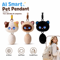 Nouvelle Peluche Musicale Électrique Intelligente IA 2026, Chante, Parle, Danse, Portable, Charme Unisexe, Cadeau pour Enfants, Décoration de Sac à Dos