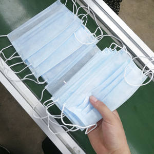 Otomatik tek kullanımlık 3ply yüz cerrahi tıbbi ultrasonik maskesi yapma makinesi - Product Image 2