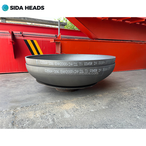 Sida nóng hình thành hình elip bình xăng Đầu thép carbon q345r ASME chứng nhận phun cát ISO9001 tùy chỉnh-thực hiện - Product Image 2