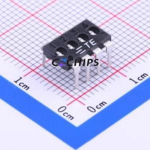 1825190-3 DIP Switch Through hole Component (THT) Switch ( Type: Jumper )( Number of Switch Sections: 4 )( Pin Style: PC Pin ) - Product Image 1