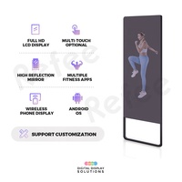Gran Pantalla Táctil Digital 4K para Ejercicio en Casa, con Control por Voz, Interactiva, Virtual, Android, para Fitness