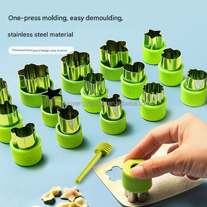 Herramientas para hornear para niños, cortador <span class=keywords><strong>de</strong></span> frutas y verduras, cortador <span class=keywords><strong>de</strong></span> formas, cortador <span class=keywords><strong>de</strong></span> galletas decorativo para alimentos, <span class=keywords><strong>molde</strong></span> - Product Image 2