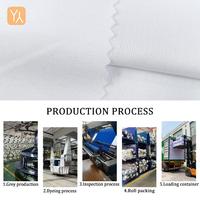 Tissu Interlock Blanc 100% Polyester 160GSM 160CM pour Impression par Sublimation
