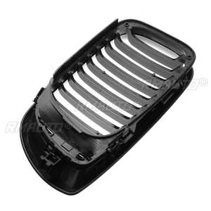 2 pièces pour BMW, calandre avant de voiture, grilles de course, noir brillant, série 3 E46 4 portes 318i 320i 325Xi 330Xi 2002 2003 2004 2005 - Product Image 5
