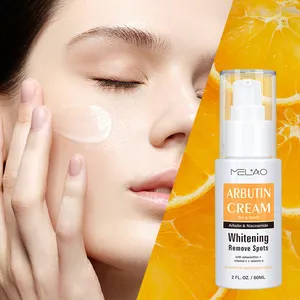 OEM MELAO Etiqueta Privada Natural Anti-peca Anti-arrugas Anti-envejecimiento hidratante VC Arbutina y blanqueamiento de luz crema