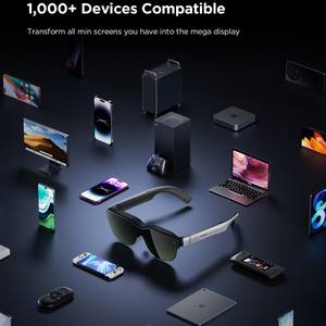 Version internationale Thunderbird RayNeo Air 3S Pocket <span class=keywords><strong>TV</strong></span> <span class=keywords><strong>Smart</strong></span> Lunettes 3D AR Visionnement HD Écran virtuel 80 pouces <span class=keywords><strong>Visio</strong></span> Moule privé - Product Image 5