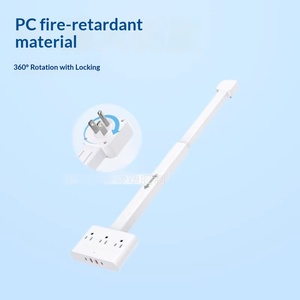 Prolunga <span class=keywords><strong>per</strong></span> <span class=keywords><strong>Presa</strong></span> Elettrica da Divano Girevole a 360 Gradi con Design a Bastoncino, Novità - Product Image 4