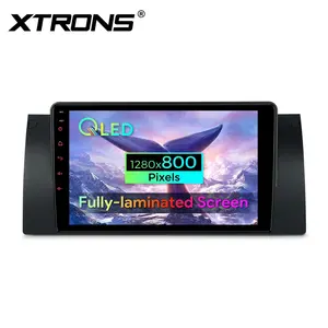 XTRONS 9 "Snapdragon 665 Android 12 256g 1280*800 экран для автомобиля Android auto 4G LTE HD выход автомобильное радио для BMW X5 E53 1999-2006