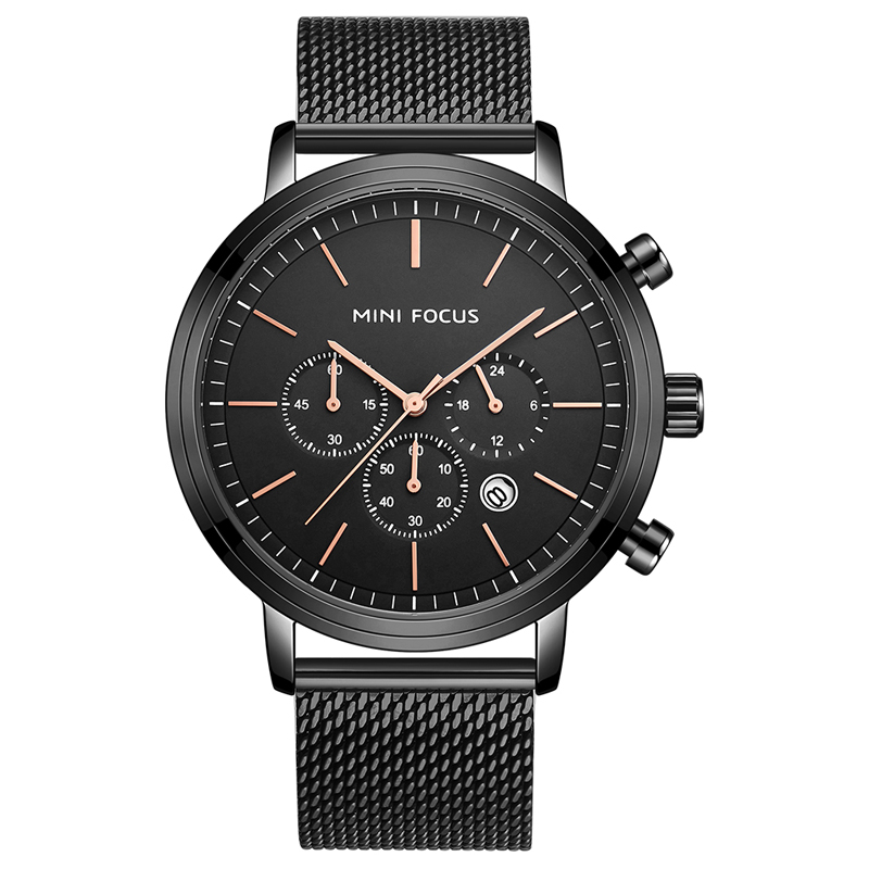 Mini Focus MF0297G Men's Chronograph Watch - Luxury Blue