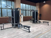 Station de musculation multifonctionnelle 8 postes, directement de l'usine, pour entraînement polyvalent et équipement de gym de type Jungle Gym