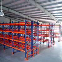 Système de rayonnages industriels robustes en acier sur mesure pour le stockage de marchandises palettisées