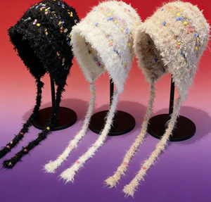 Gorro de Punto Retro con Borlas <span class=keywords><strong>para</strong></span> <span class=keywords><strong>Mujer</strong></span>, Nuevo Gorro con Rayas Coloridas <span class=keywords><strong>para</strong></span> Otoño e Invierno, Gorro Cálido y Moderno, <span class=keywords><strong>Tejido</strong></span> Común - Product Image 1