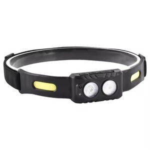 Phổ biến di động có thể sạc lại <span class=keywords><strong>LED</strong></span> đầu đèn không thấm nước nhôm ABS COB lũ Đèn pha siêu sáng có thể điều chỉnh chùm ngoài trời - Product Image 3