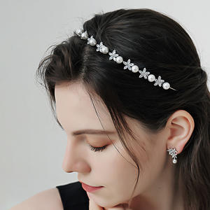 ปาร์ตี้ Sparkle Hairband Zircon แฟชั่นสาว Headpieces <span class=keywords><strong>YiWu</strong></span> ผมอุปกรณ์เสริมขายส่งตาข่ายเจ้าสาว Headwear ผม Band - Product Image 2