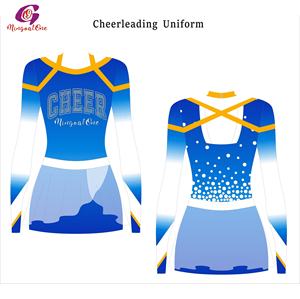سعر المصنع للنساء الشابات تلميذة أحدث أزياء المشجعات أزياء البهجة زي الرقص زي فريق الهتاف - Product Image 4