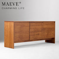 Buffet de luxe moderne en bois massif, armoire design Owens pour ensembles de chambre parentale, pièce de mobilier de luxe pour hôtels et villas