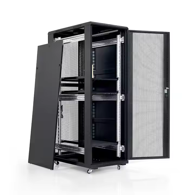 Customized Professional Customization Servi OEM Stainless Steel Stamping 42u/47u Server Rack Wall Mount Datacenter 19 Inch Telecom Network Cabinet From China Factory Manufacturing Services Manufacturing Services