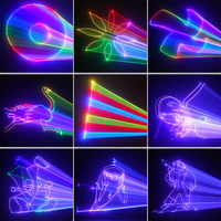 Projecteur LED Laser d'animation à commande vocale pour publicité, discothèque, KTV, scène, faisceau lumineux pleine couleur, CRI 95 élevé, indice de protection IP44