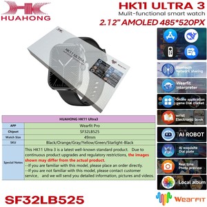 Montre connectée Huahong HK11 Ultra <span class=keywords><strong>3</strong></span> Gen 2 AMOLED OLED HK11Ultra3 HK11Ultra HK 11 Ultra <span class=keywords><strong>3</strong></span> Ultra3 2ème génération - Product Image 2