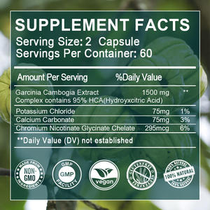 120pcs Garcinia Cambogia Capsule Cellulite Detox Complément Alimentaire pour Femmes et Hommes - Product Image 2