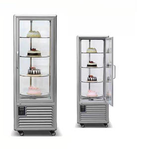 <span class=keywords><strong>Vitrina</strong></span> giratoria <span class=keywords><strong>vertical</strong></span> para pasteles con luz LED, equipo de refrigeración para puerta de vidrio, Enfriador de pantalla, <span class=keywords><strong>congelador</strong></span> - Product Image 6