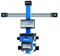 Mesin Pengukuran Kesejajaran Roda 3D AUTEC ATW-A60 Kamera 5MP Pengukuran Dinamis Layar Digital Ganda 220V 250W