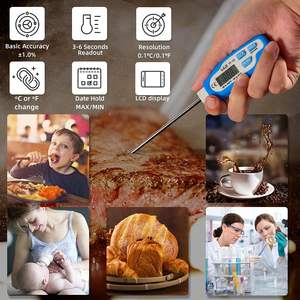 CEM <span class=keywords><strong>DT</strong></span>-<span class=keywords><strong>131</strong></span> Handgehaltenes Digitales Sofortlese-Fleischthermometer Edelstahlsonde 10s Reaktionszeit Hintergrundbeleuchtung Magnet für die Küche - Product Image 5