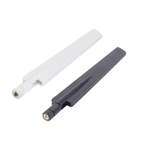 Antenne WiFi double bande 2,4G 5,8G à gain élevé 18dBi omnidirectionnelle avec connecteur S-MA mâle pour routeur sans fil, antenne WiFi externe
