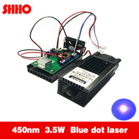 Haute puissance 450nm 3.5W point bleu module laser point laser localisateur positionnement vue longue distance lancement 3D impression tête laser