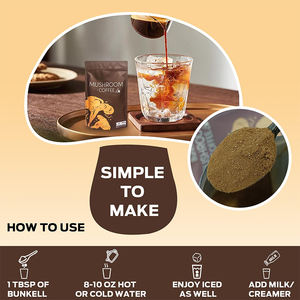 Высококачественный растворимый кофе с экстрактом грибов и энергетическими свойствами (OEM/ODM) - Product Image 6