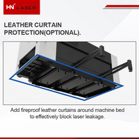 Machine de découpe laser à fibre métallique CNC de 1500W à 20000W, type porte latérale fermée, équipement de découpe laser certifié CE