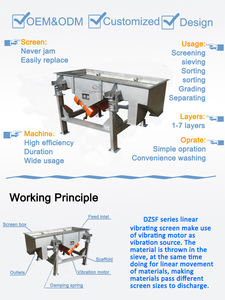 Criba Vibratoria Lineal de 3 Capas DZSF 520 para Partículas Cerámicas de 3 mm - Product Image 6