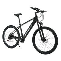 Bicicleta Eléctrica de Montaña con Cuadro de Aleación de Aluminio, Batería de Litio de 36V, Motor Trasero sin Escobillas de 250W, Velocidad Variable para Cross-Country, 26/27.5
