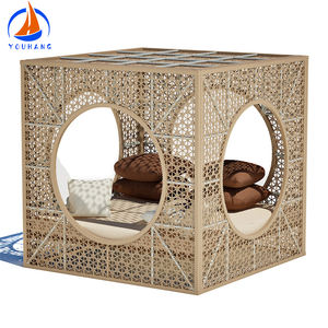 Hot Selling Wholesales New Patio <strong>Canopy</strong> Bed Round <strong>Daybed</strong> Lounge <strong>Outdoor</strong> Furniture Metal <strong>Outdoor</strong> Sunbed Egg Sun Bed <strong>with</strong> <strong>Canopy</strong> - Product Image 5
