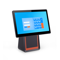 Mesin penagihan POS Set lengkap Pemindai biometrik tampilan HD Printer Transfer termal Multi-OS (Android/Linux/IOS) Online