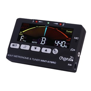 Afinador y metrónomo Cherub WMT-578RC para flauta, saxofón, clarinete y trompeta con pantalla LED y entrada de micrófono - Product Image 2