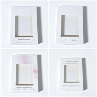 Nouvelle boîte à bijoux de luxe pour ongles press-on avec fenêtre transparente, boîtes en papier