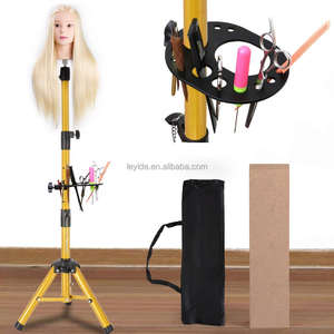 AliLeader Support Trépied Professionnel Réglable et Luxueux <span class=keywords><strong>avec</strong></span> Tête <span class=keywords><strong>de</strong></span> Mannequin en Toile Métallique pour Perruques et Plateau Multifonctionnel - Product Image 2