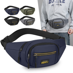 Multi Layer Outdoor Sports Waist Bag For Men Oxford Cloth Portable Chest Protector Gray Black Green Blue Summer 2026 - Product Image 2